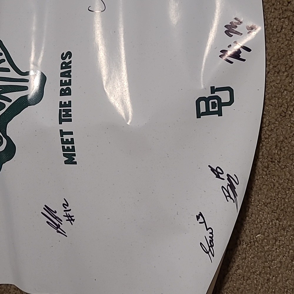 Baylor Bears Autographed Posters - Picture 3 of 15